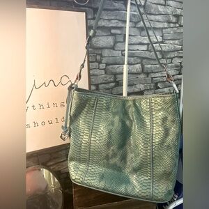 Seafoam green Brighton crossbody convertible